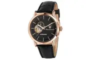 Maserati Epoca Black Open Heart Dial Automatic R8821118009 100M Men's Watch