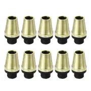 Cable Glands Strain Relief Cord Grips Metal Gold 10Pcs for Wiring Hanging Light