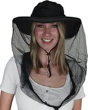 AGGAFA Mosquito Head Net Hat, Providing a Physical Barrier to Help Keep Mosquitoes and Bugs Away from Your Face