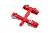 Zee Dog Neopro Adjustable Soft Dog H Harness Coral Red Small