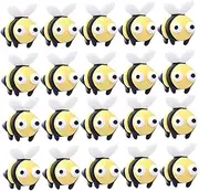 Simulation Bee Diy Accessories 50pcs Handmade Material Boys and Girls Headwear Bee Crafts for Diy Phone Case Decor