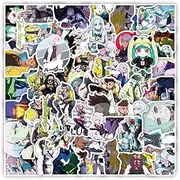 LIANKONG Cyberpunk: Edgerunners Sticker 50pcs Cool Stickers for Computers Laptop Skateboard Teens Adults Guitar Luggage Vinyl Decal Packs (Cyberpunk: Edgerunners)