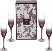 [Spode] KIN8676-XD Kingsley Champagne Flute, Set of 4, Glass