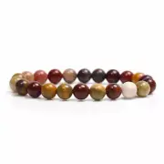 Mookaite 8mm Beaded Stretch Bracelet