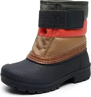 [festooning] Toddler Snow Boots Boys Girls Waterproof Velvet Liner Warm Boot Non-Slip Elastic Band Shoes Kids Winter Boots