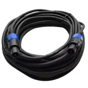 - TW12S50 - 50 Foot Speakon to Speakon PA/DJ Speaker Cable - 2 Conductor - 12 Gu