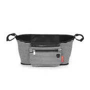 Skip Hop Grab and Go Stroller Organiser - Black / White Stripe