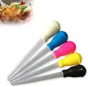 1 Pcs BBQ Dripper, 30ml Turkey Baster Barbecue Rubber Head Plastic Pipette Meat Baster Syringe BBQ Drip Tube, Multifunctional Drippers Tools, for BBQ Meat Beef Chicken Pastries Jam