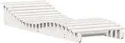 Camping Sunloungers Reclining Patio ChairsSun Lounger White 205x70x31.5 cm Solid Wood Pine
