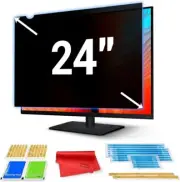 24 Inch 16:9 Computer Privacy Screen Filter Widescreen Monitor &Laptop