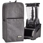 Blender Dust Cover with Accessory Pocket Compatible with Ninja Foodi, Grey