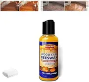 Natural Micro-Molecularized Beeswax, Beeswax Spray Furniture Polish, Wood Cleaner and Polish Furniture Beeswax, Natural Beeswax for Floors and Furniture, Orange Oil Wood Conditioner