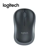 在飛比找蝦皮購物優惠-盒裝 LOGITECH 羅技 M186 黑色灰邊 無線滑鼠