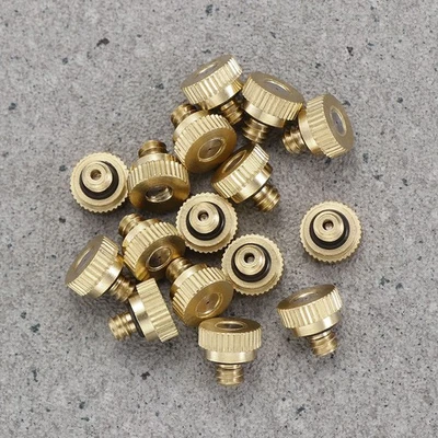 40 PCS Misting Nozzle, Atomizing Mister Brass Sprayer Sprinkler Atomizers
