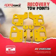 4X4FORCE HD Yellow Recovery Tow Point Kit for Isuzu D-Max 21-23