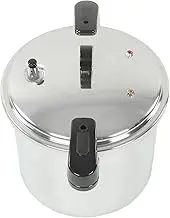 Aluminum Alloy 23L Pressure Cooker with Gauge Multifunctional Pressure Canner Thickened Design for Home Hotel Restaurant Canteen