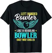[VidiAmazing] Bowling Left Handed Ten Pin Bowling ds049 T-Shirt