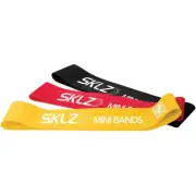 SKLZ Resistance Training Mini Bands 3-Pack - Multi-Colored