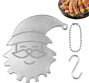Barbecue Cleaning Scraper | Outdoor Grill Scraper Bristle-Proof for Picnic - Grate Scrubbing Gadgets White Bearded Old Man Design