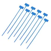 250pcs Marker Cable Zip Ties, 8 Inch Self-Locking Labels Zip Tie Wraps,Blue