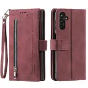For Samsung Galaxy A55 5G Leather Case 9 Card Holder Folio Phone Cover