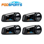 4X FX6 Intercom Motorcycle Bluetooth Interphone Helmet Headset Moto 1000m 6Rider