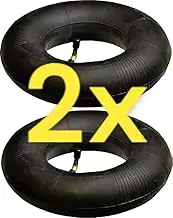 TMV24® Pack of 2 Inner Tubes 3.00-4 with TR87 Car Valve for Sack Truck Wheelbarrow Handcart 260 x 85 mm + 1 EW Chip Sack Truck Angle Valve Sack Truck Hose Replacement Hose Pneumatic Tyres Inner Tube