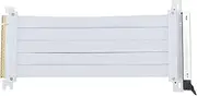 MUNEFE PCIE 5.0 Riser Cable, GPU Extension Riser Cable, White Cable Extensions, Suitable for Computer Cases, Servers and Water Cooling Systems (60cm)
