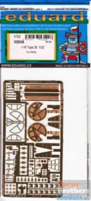 EDU32935 1:32 Eduard Color PE - I-16 Type 29 Detail Set (ICM kit)