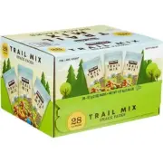 New Kirkland TRAIL MIX snack packs (28 packs) Peanuts M&Ms Cashews Raisins