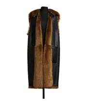 Max Mara Reversible Open-Front Vest IT40,IT38,IT36 black