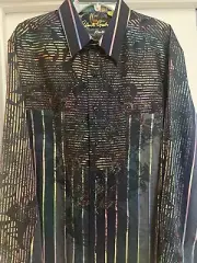 Robert Graham LIMITED EDITION Embroidered MASTER DETAILER Shirt - 2XL - NWT