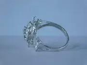 6850 Sterling Silver Setting, 2.5 mm Round, Size 8.5 [Free Shipping & Sizing]