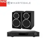 NAD C 338串流綜合擴大機+WHARFEDALE DIAMOND 220 書架型喇叭