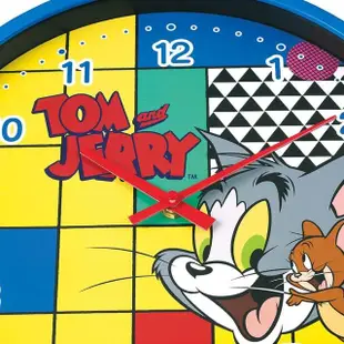 【Skater】湯姆貓與傑利鼠 圓形壁掛時鐘 掛鐘 卡通(生活雜貨)