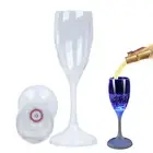 Durable Led Champagne Glass Glow the Dark Shot Glasses Light Up Wine