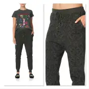 CAMILLA Womens Size S or 10 Watchful Wings Drop Crotch Knit Pants NEW RRP$399
