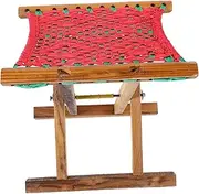 GANAZONO Portable Folding Stool Multi Function Camping Bench for Adults Lightweight Garden Stool for Fishing Travel and Outdoor Activities