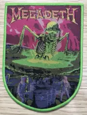 Megadeth NO MORE MR NICE GUY Licensed Woven Patch Sew On Thrash Metal SOLD OUT
