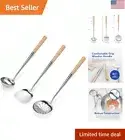 Commercial-Grade Stainless Steel Wok Utensil Set for Authentic Asian Cooking