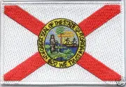 State Flag 100% Embroidered Patch - Florida