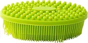 Gupcaqosjw Veggie Scrubber Brush, Silicone Dish Brush, Washing Tool with Hard and Soft Double Side Silicone Bristles Anti Scratch for Dish Cooker