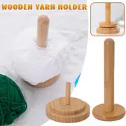 Yarn Holder Rotating Wooden Holder Tabletop Bobbin Holder Sewing Accessories
