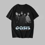 T 恤 KAOS BAND OASIS 紮染 LOOK BACK IN ANGER 可用顏色黑色尺寸 M XXL 中性