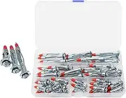 Metal Expansion Screw - 52x Self-Drilling Drywall Screw,Hollow Wall Drive Anchors Nuts Kit, Home Improvement Tools Accessories for Ceiling Lamps, Gray Boards, Fiberboards