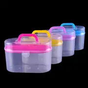 Sewing Thread Storage Organizer Plastic Storage Box With Removable Tray