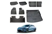 3D All-Weather Interior Liners Set for BYD Seal 2023-2025 Back Seat Front Trunk Toolbox Boot Cargo Floor Mats