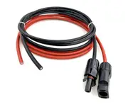 2X 5m Extension Cable Solar Connectors IP68 Solar Panel to Regulator Wire 4mm2