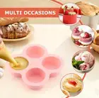 3pc Mini Muffin/Egg/Dessert Non Stick Silicone Bakeware Air fryer Oven Microwave