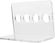 EPIGEIST Acrylic Wall Mounted Scissor Holder Organizer for Hairdressing Shears and Combs Storage for Salon Tools Transparent Design for Easy Access